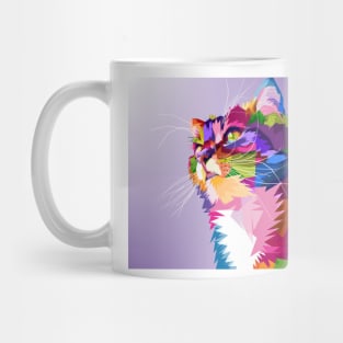 Contemplative cat Mug